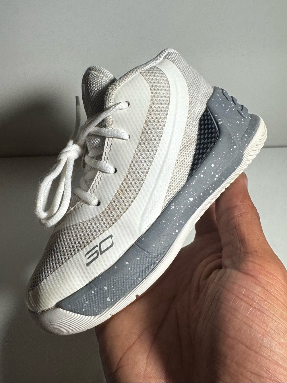 Under Armour Curry 3 “White Grey” TD Size 7k
